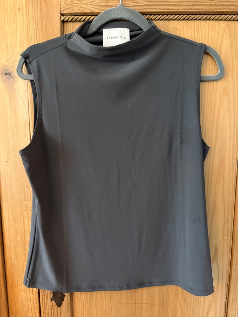 Jason Wu Sleeveless Mock Neck sleeveless Top - grey